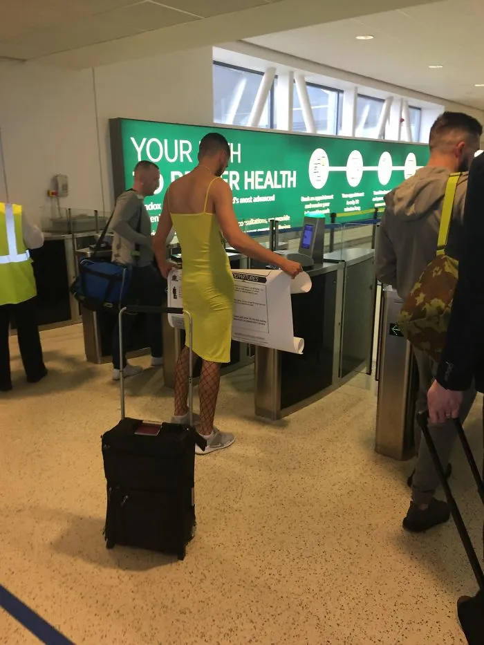 Belfast International Airport This Morning. Not Always Quicker Printing Your Own Tickets