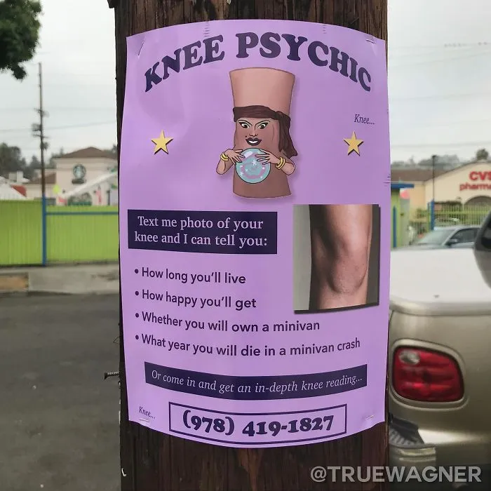 This Guy Won't Stop Trolling His Neighborhood With Fake Posters, And People Can't Stop Laughing