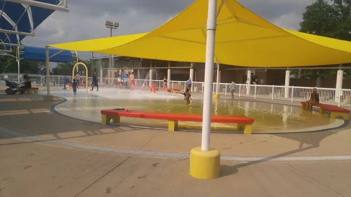 Pool Got A New Sunshade For The Kiddie Pool. A New Yellow Sunshade