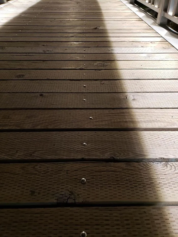 I've Walked On This Bridge Every Weekend For Over A Year And Not Noticed This Until Now. Now I'll Never Be Able To Not Notice It