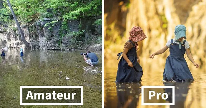 How Differently The Same Ugly/Ordinary Location Looks To Professional Photographer Vs Amateur