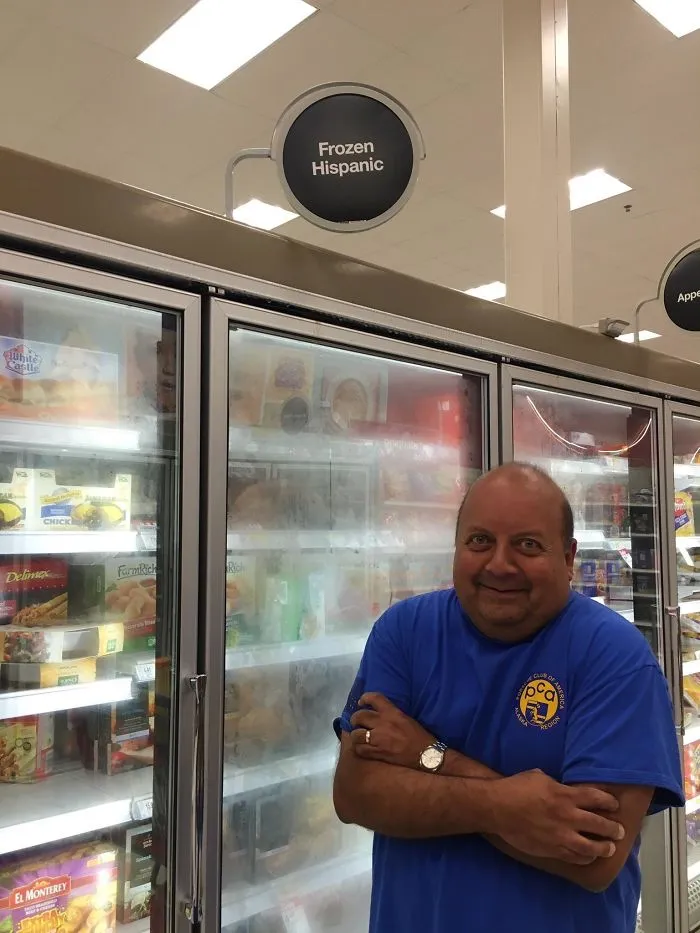A Dad Being A Dad At A Supermarket