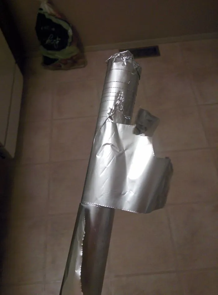 Mi compañero de piso ha usado mi papel de aluminio