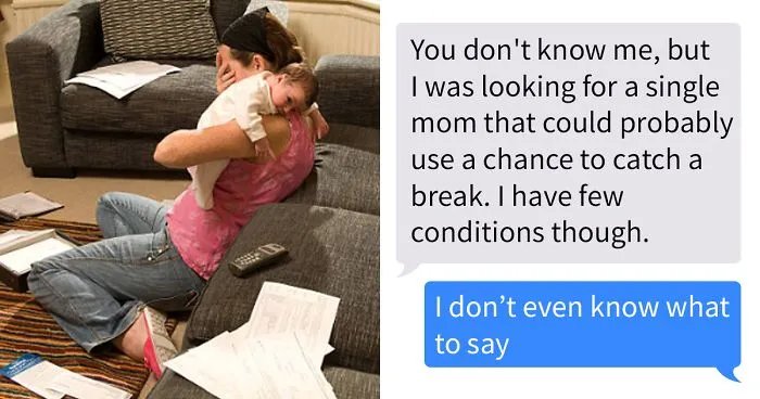 Struggling Single Mom Gets A Message From A Complete Stranger, And Things Escalate Quickly