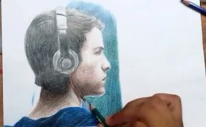 I Made A Drawing Of Clay Jensen From Thirteen Reasons Why Book Cover In 2 Hours And It's Video Is Mesmerizing.