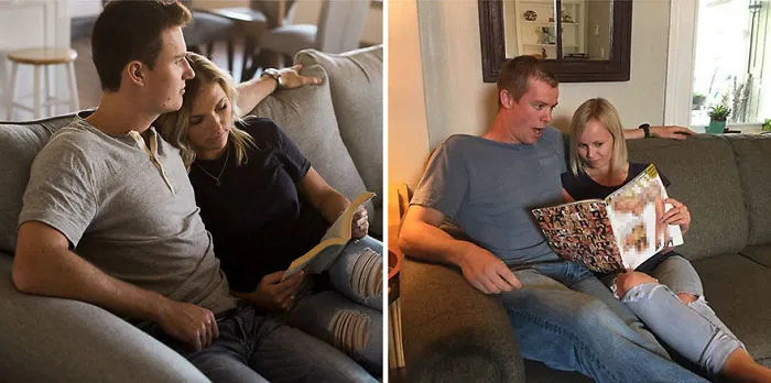 Friends Recreate Couple’s Engagement Photos And The Result Is Better Than Original