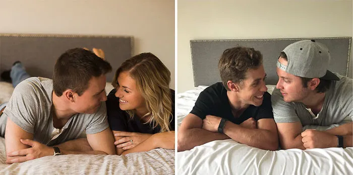 Friends Recreate Couple’s Engagement Photos And The Result Is Better Than Original