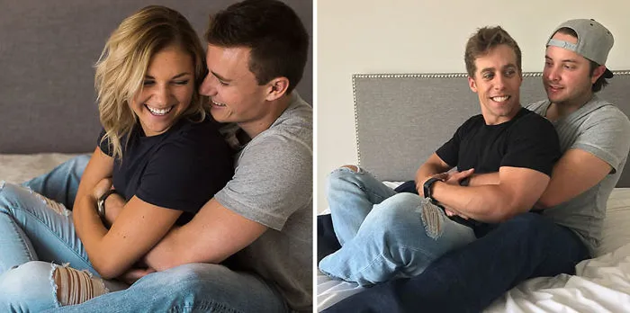 Friends Recreate Couple’s Engagement Photos And The Result Is Better Than Original
