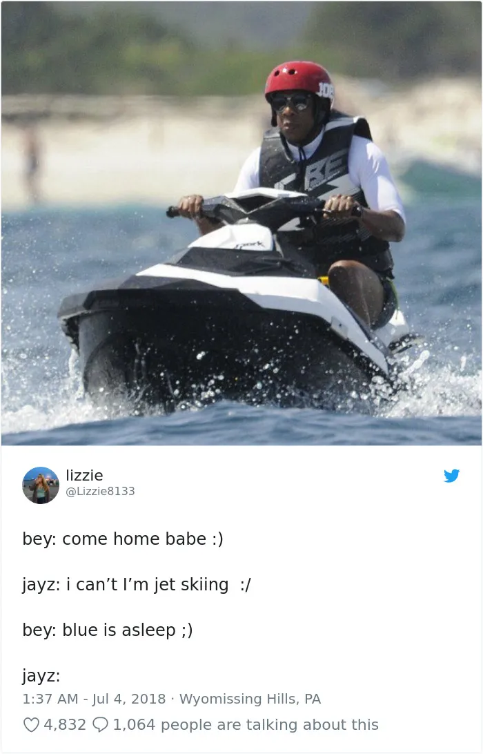 Jay-Z's Vacation Photo Turns Into The Best Meme Of This Summer And It Will Make You Laugh