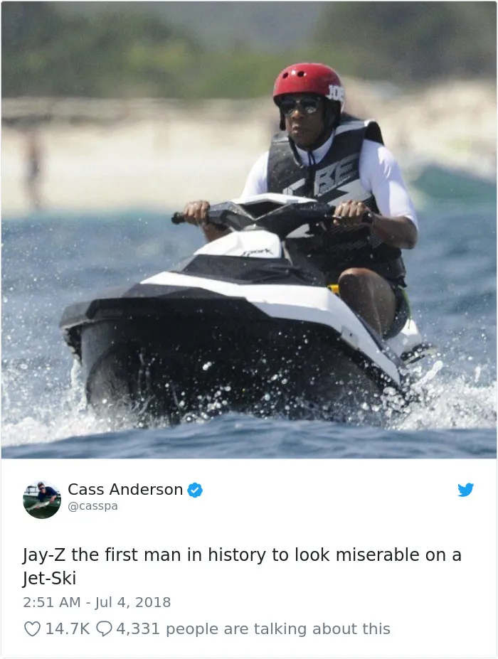 Jay-Z's Vacation Photo Turns Into The Best Meme Of This Summer And It Will Make You Laugh