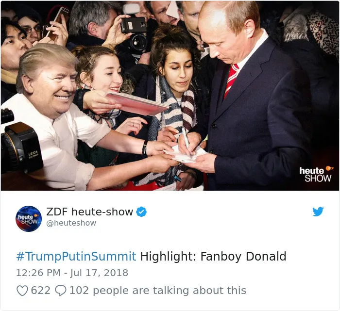25+ Memes brutales troleando a Trump tras su "vergonzosa actuación" al conocer a Putin