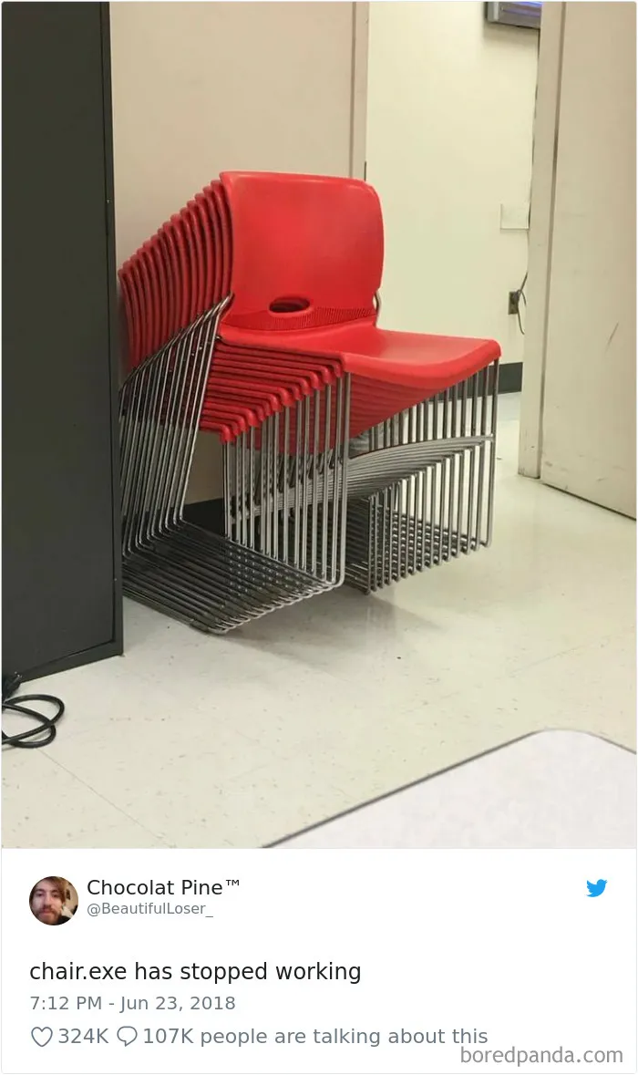 Chair.exe Has Stopped Working