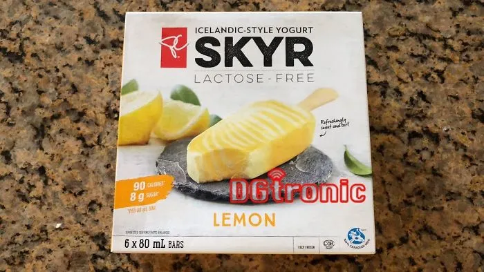 Presidents Choice Icelandic Style Yogurt Skyr Lemon Frozen Dessert Bar Review Video