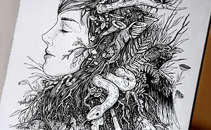 30 Intricate Drawings Of Animals Created By Me