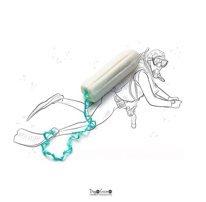Artist Turns Ordinary Everyday Objects Into Clever Illustrations
