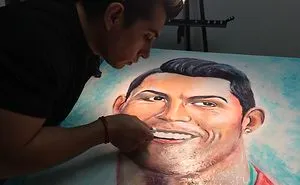 Amazing World Cup Players Portraits Made Completely With Toothpaste