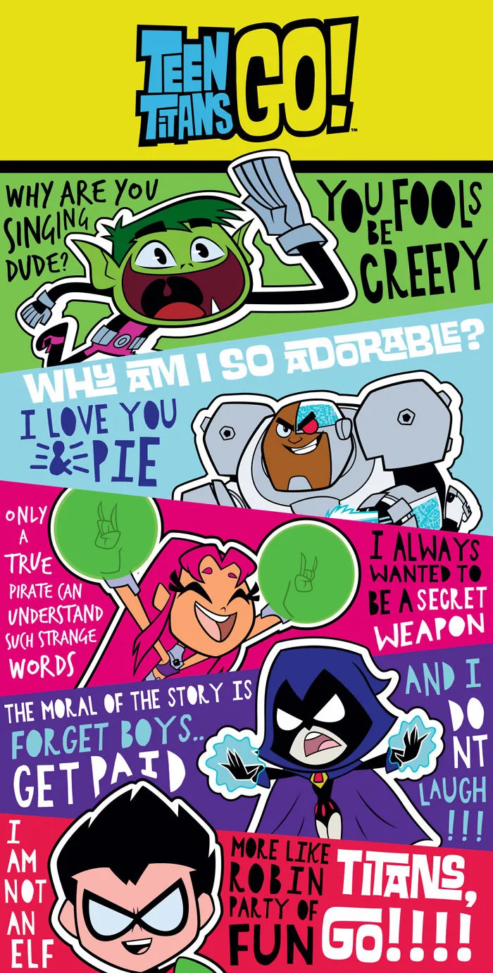 Teen Titans Go! Quotegraphic
