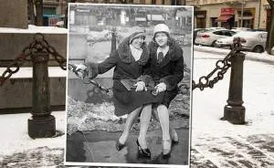 Photographer Lets Us Travel Back In Time By Combining 20th Century Pictures With Modern Day Surroundings