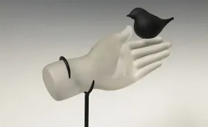 Artist Sculpts Molten Glass Into Unique Hand Sculptures