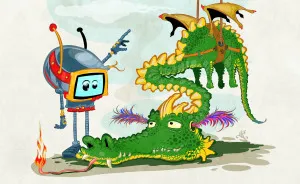 I Drew The "Dragon Rider" Illustration