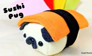 Cute Sushi Pugs