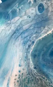 I Am An Abstract Resin Artist From Florida Who Specializes In Wave And Beach Paintings