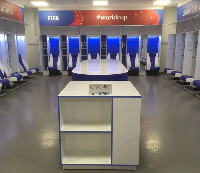 Tras perder con Bélgica, el equipo japonés limpió todo el vestuario y dejó una nota dando las gracias en ruso