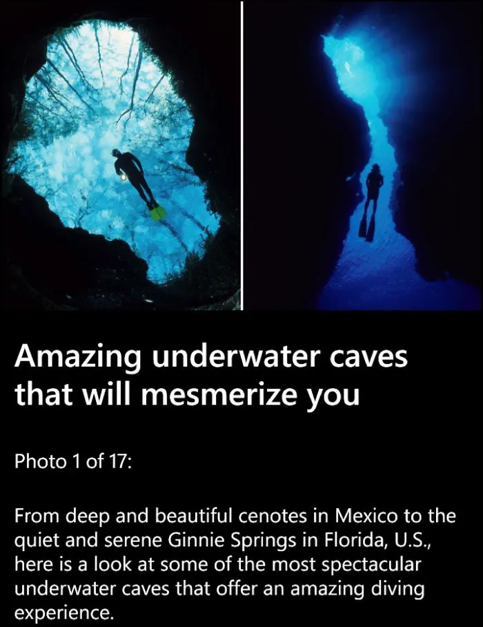 Amazing Underwater Caves That'll Mesmerize You...