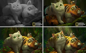 Artist Turns National Geographic Pictures Into Illustrations, And The Result Is Adorable