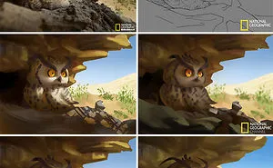 Artist Turns National Geographic Pictures Into Illustrations, And The Result Is Adorable