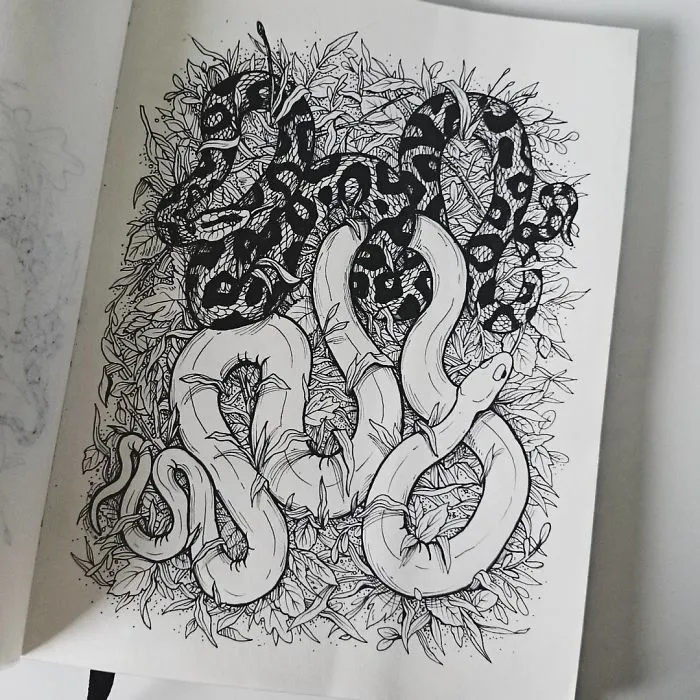 30 Intricate Drawings Of Animals Created By Me