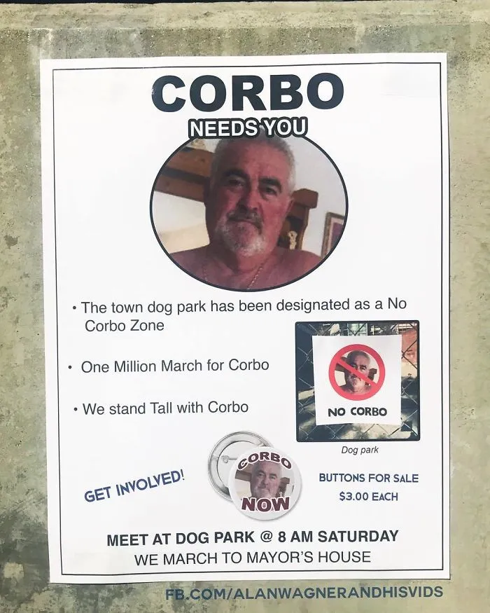 This Guy Won't Stop Trolling His Neighborhood With Fake Posters, And People Can't Stop Laughing