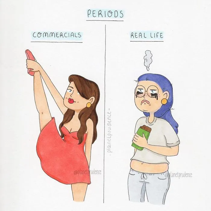 I Illustrate The Everyday Problems Of Being A Woman