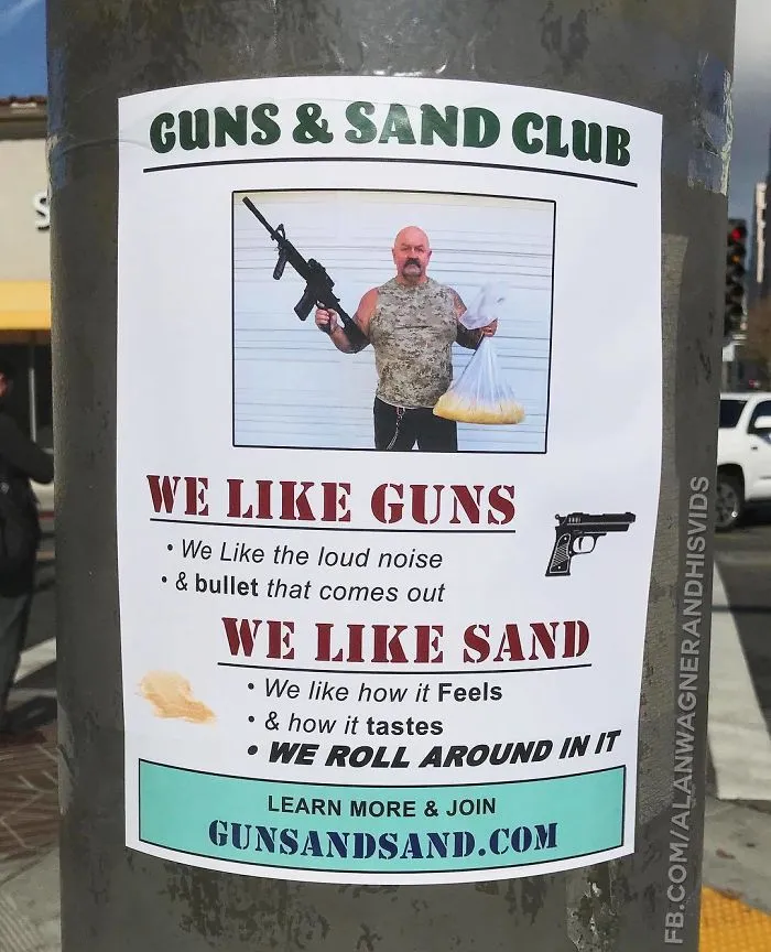 This Guy Won't Stop Trolling His Neighborhood With Fake Posters, And People Can't Stop Laughing