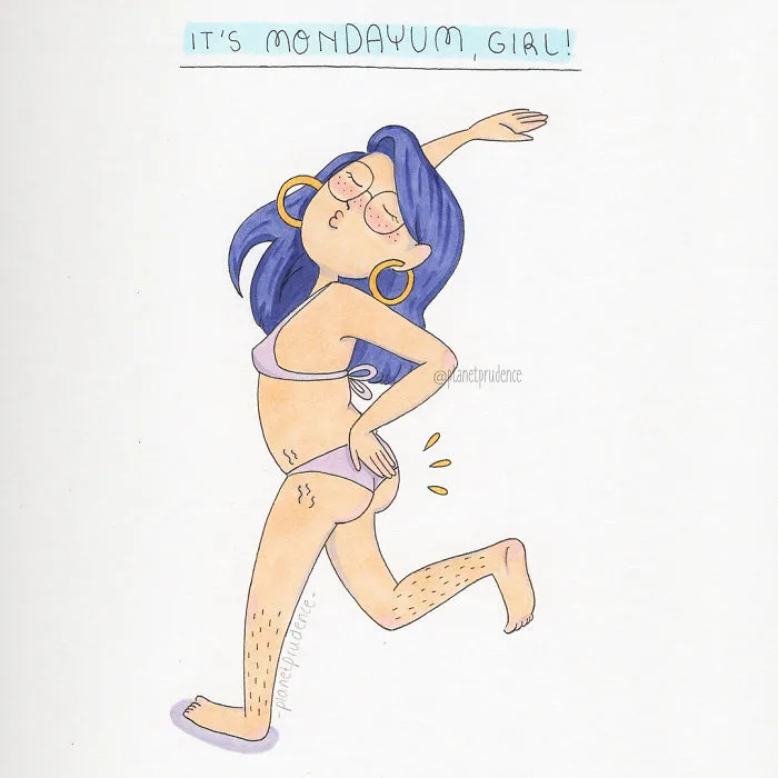 I Illustrate The Everyday Problems Of Being A Woman