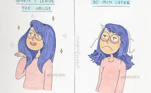 I Illustrate The Everyday Problems Of Being A Woman