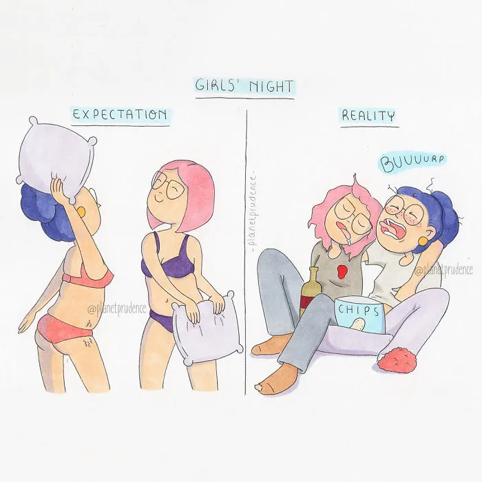 I Illustrate The Everyday Problems Of Being A Woman