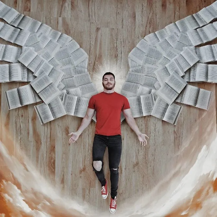 Book-Loving Guy Turns His Massive Library Into Art And His 120k Instagram Followers Approve