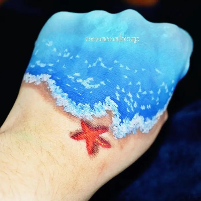 I Paint Realistic Art On My Body To Find Happiness Aside From Being In A Wheelchair, And Here Are 30 Of My Best Works