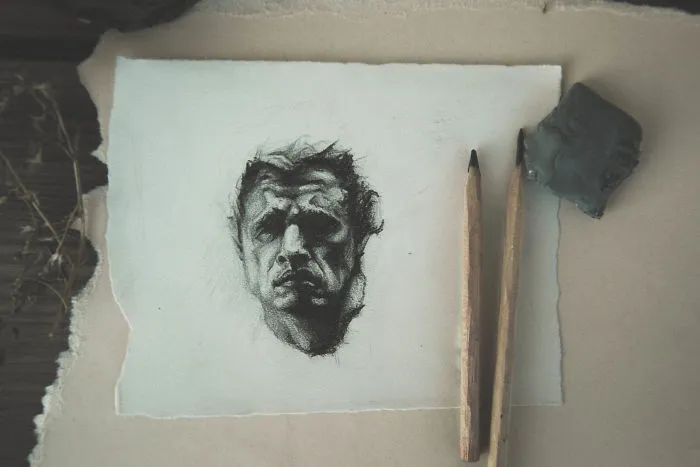 A Collection Of Pencil Drawings I Made Of Some Famous Movie Characters, Sculptures And Skulls (24 Pics)