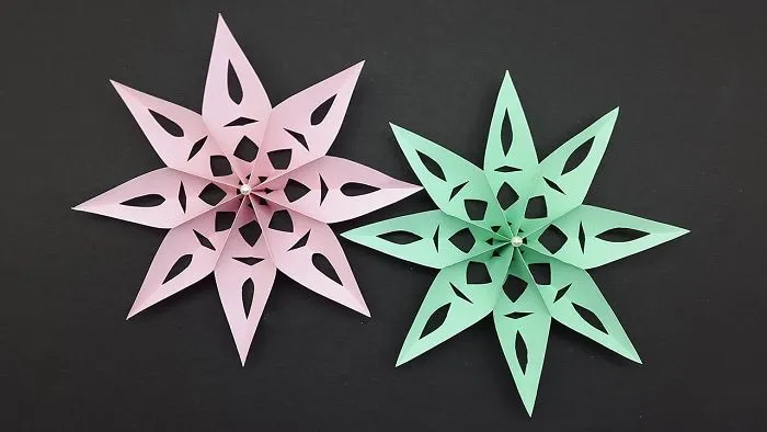 Christmas Star - How To Make Paper Star For Christmas Decoration Or Room Decor