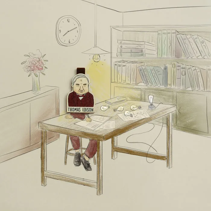 Edison Was An Inquisitive Child But A Poor Student As His Mind Often Wandered. Teachers Thought Edison Was "Addled"
