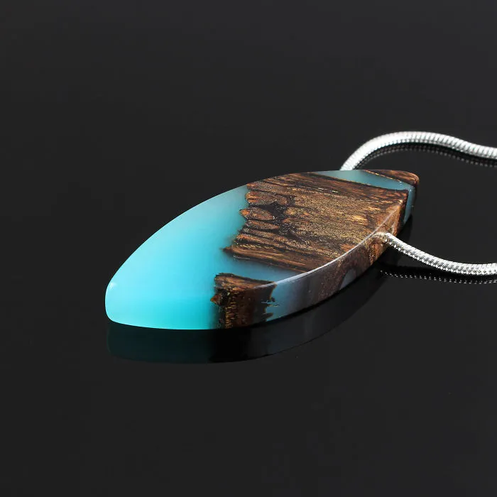I Combine Wood With Opal And Resin To Create One-Of-A-Kind Handmade Jewelry