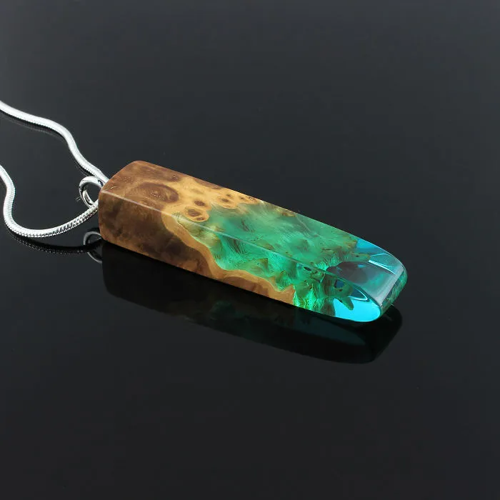 I Combine Wood With Opal And Resin To Create One-Of-A-Kind Handmade Jewelry
