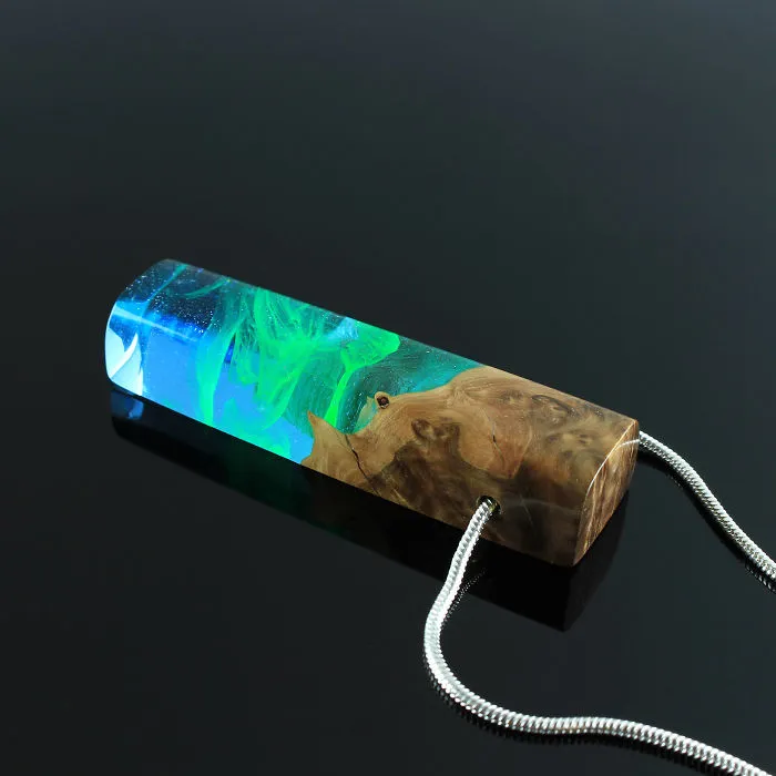 I Combine Wood With Opal And Resin To Create One-Of-A-Kind Handmade Jewelry