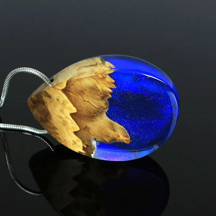 I Combine Wood With Opal And Resin To Create One-Of-A-Kind Handmade Jewelry