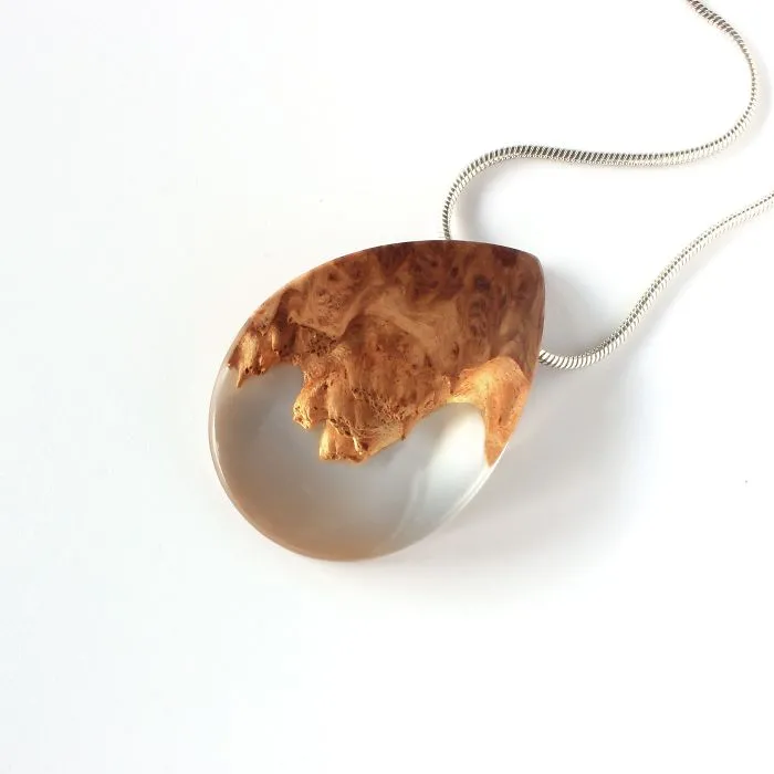 I Combine Wood With Opal And Resin To Create One-Of-A-Kind Handmade Jewelry