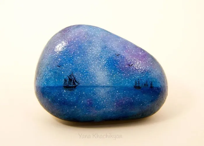 I Create Miniature Paintings Of Tiny Worlds