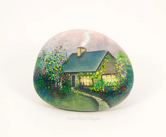 I Create Miniature Paintings Of Tiny Worlds