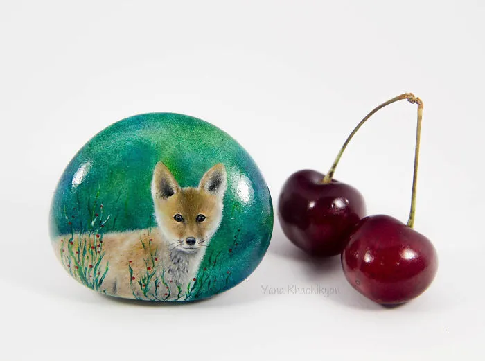 I Create Miniature Paintings Of Tiny Worlds